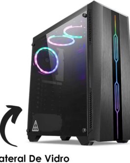 PC Gamer Completo Intel Core i7 16GB SSD 1TB Radeon RX 580 8GB 256 Bits 400W Monitor 21,5″ Kit Gamer Strong Tech