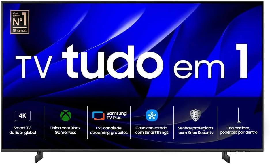Samsung Smart TV 55″ Crystal UHD 4K 55DU8000 – Painel Dynamic Crystal Color, Gaming Hub