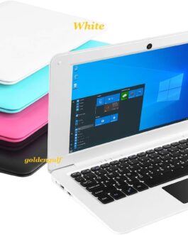 Computador com Windows 10 – Laptop Mini portátil de 10,1 polegadas, 32 GB, ultrafino e leve – Netbook Intel Quad Core PC HDMI WiFi USB Netflix YouTube (branco)