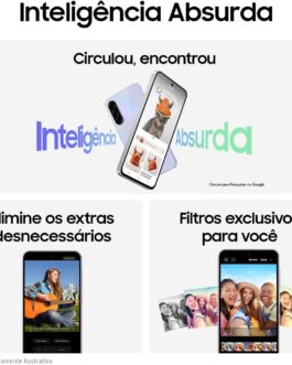 Celular Samsung Galaxy A36 5G 128GB, 6GB RAM, Câmera 50MP, IP67, Super AMOLED 6.7″, Recursos AI, Violeta