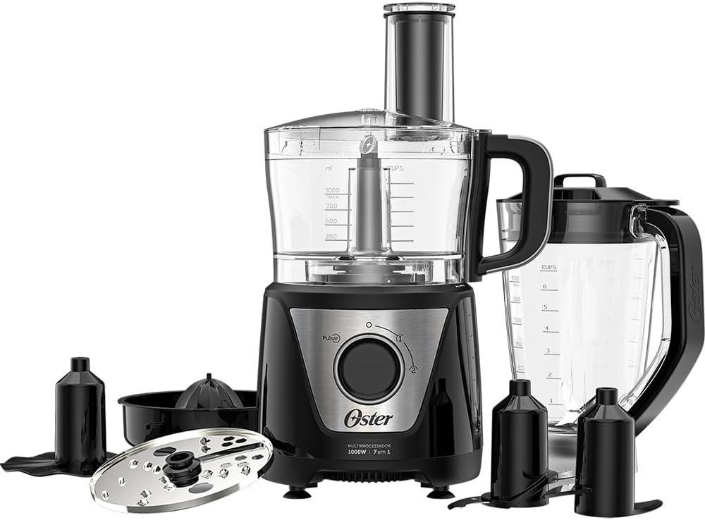 Oster MULTIPROCESSADOR OMPR850 7 EM 1 PRETO, 127V