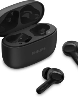 Fone de Ouvido Sem Fio TWS, PHILIPS, TAT1109BK/00, Bluetooth, Com Microfone, Até 24 horas de bateria, Preto