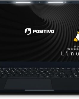 Notebook Positivo Vision R15 AMD® Ryzen 7-5700U Linux 8GB RAM 256GB SSD 15.6” Full HD Lumina Bar – Preto