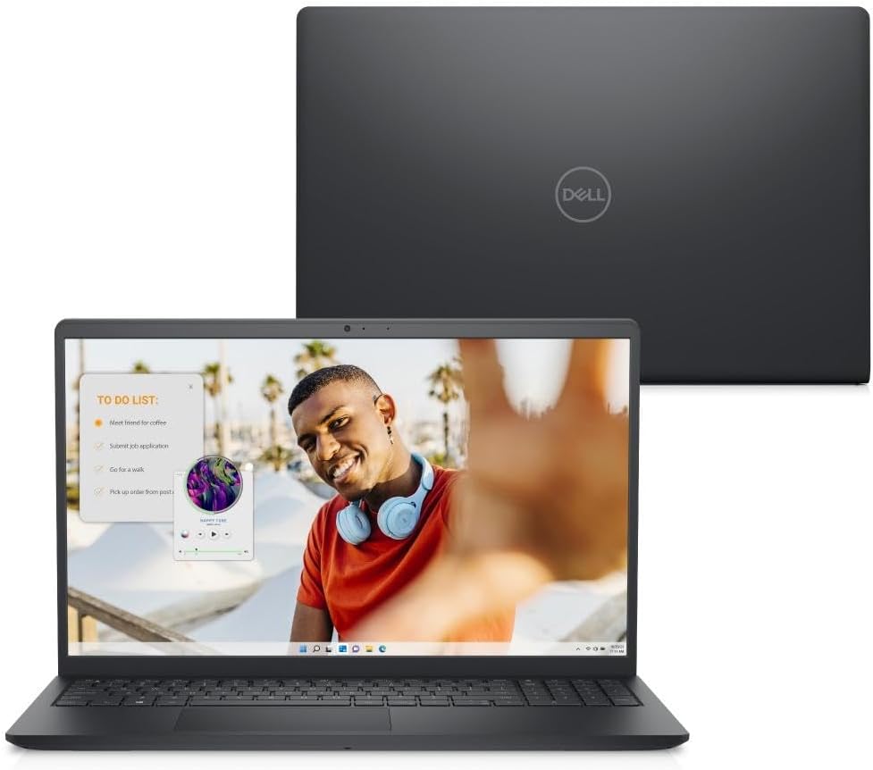Notebook Dell Inspiron I15-A0507-U20P 15.6″ Full HD AMD Ryzen™ 5 8GB 1TB SSD Linux Preto Carbono