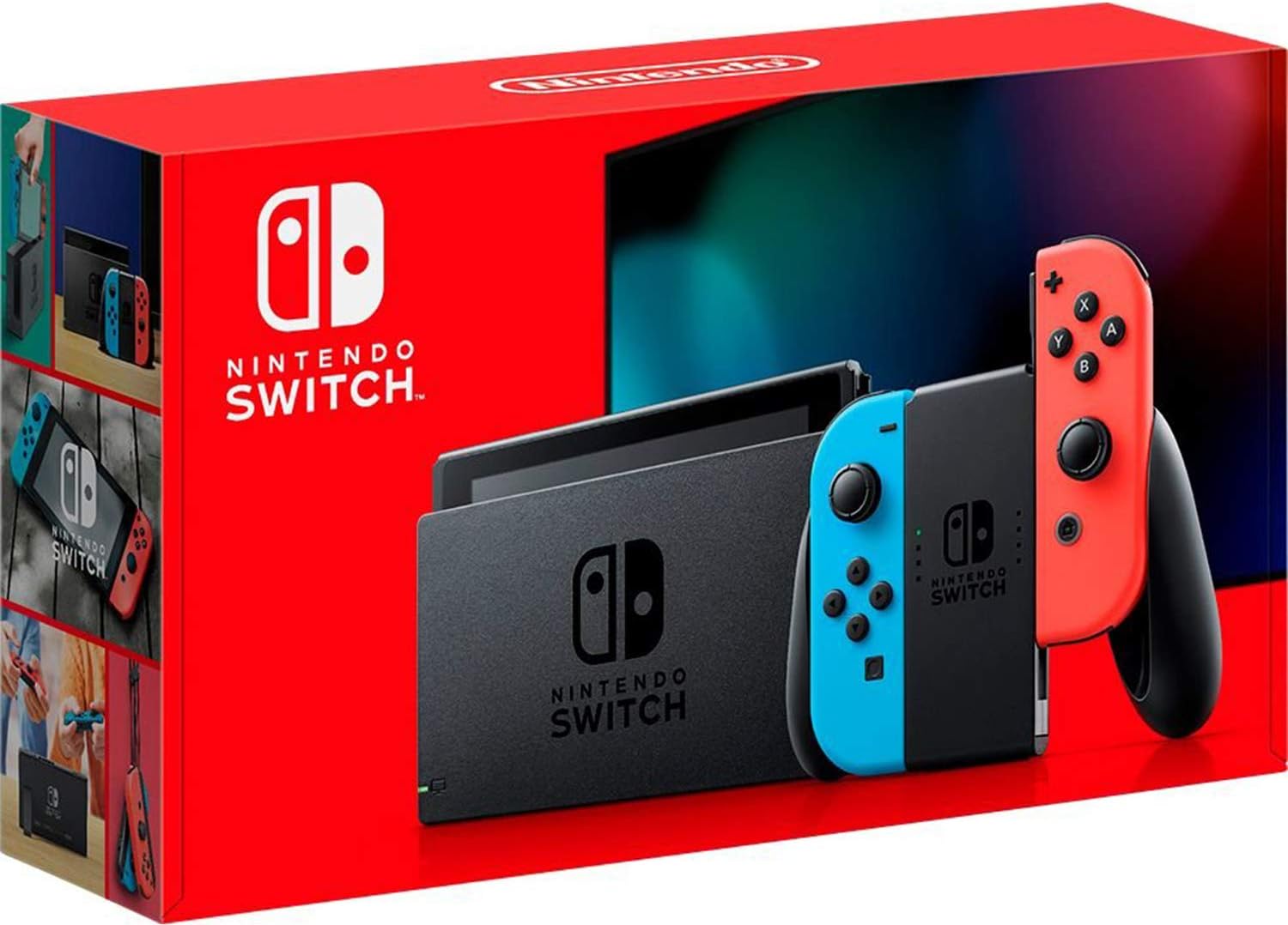 New Nintendo Switch Azul e Vermelho Neon