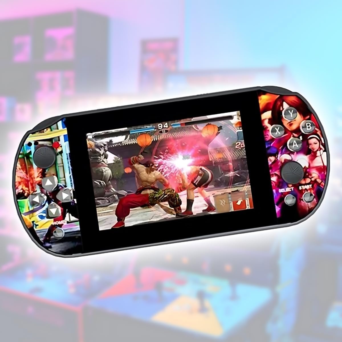 Vídeo Game Portátil Mini Console Jogos Retrô Clássico Q3 64GB