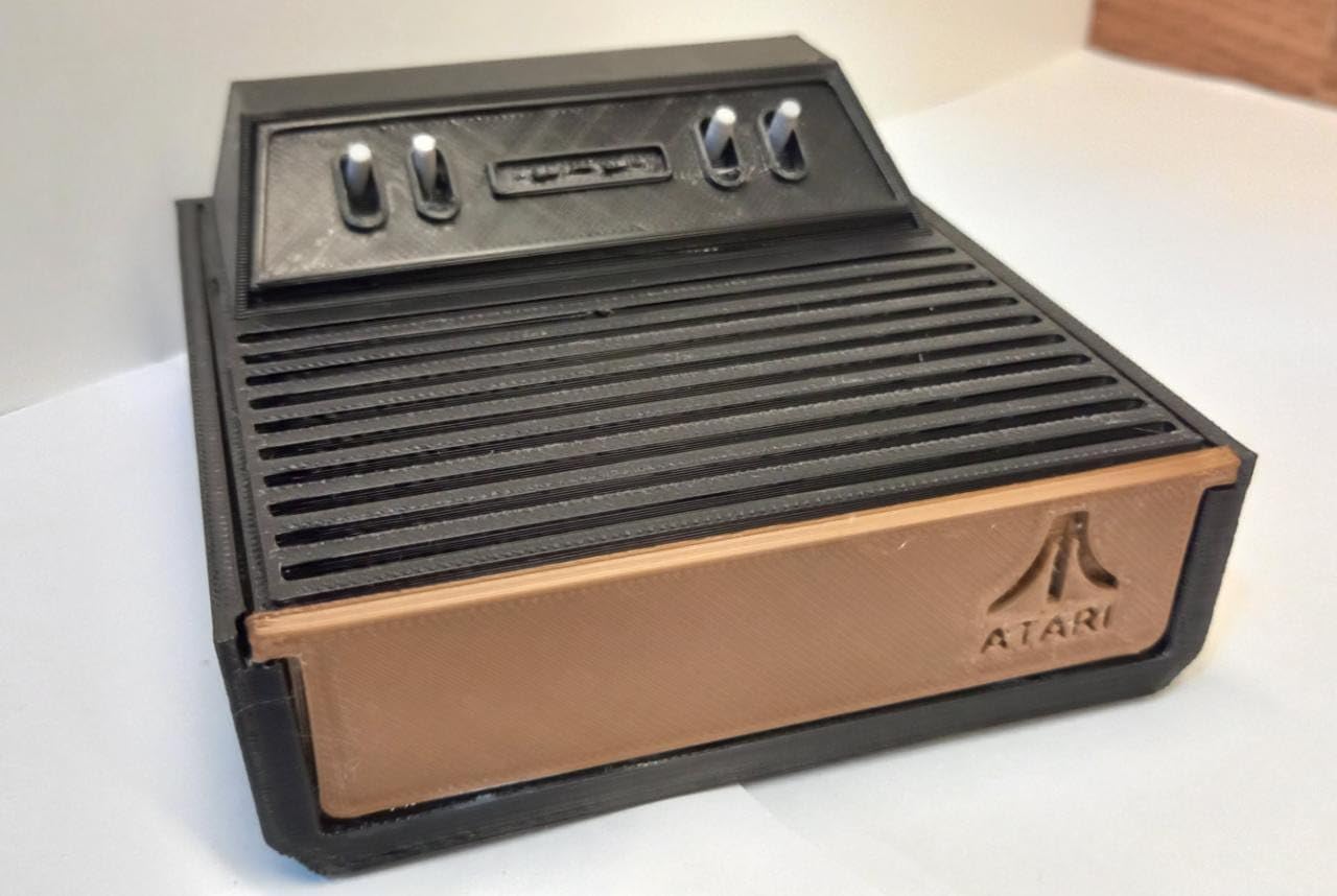 Mini Console Retro Atari Gamer Super 3D Games com 130 mil jogos e 2 Controles