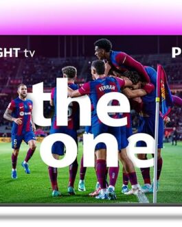 Smart TV 55″ 4K 120 Hz Philips THE ONE 55PUG8808/78, Google TV, Ambilight, P5, DTS Play-Fi, Freesync, Dolby Vision Atmos, 40 WRMS
