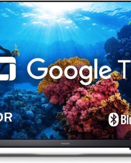Smart TV Philips 32″ HD 32PHG6918/78, Google TV, Comando de Voz, HDR, 3 HDMI, Wifi 5G, Bluetooth