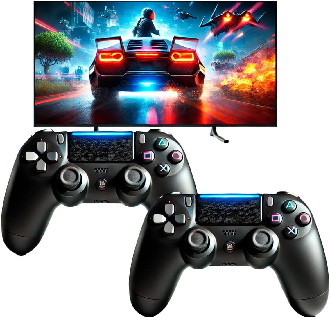 Kit 2 Controle Universal Bluetooth para Smart TV, Samsung, LG, TCL, Phillips, Android TV, Gaming Hub, Game Pass, PC, 3 em 1, Preto