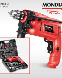 Furadeira de Impacto com Maleta, Mondial, Vermelho, 650W, 110V – NFFI-07M