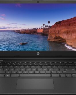 HP Transmite laptop de 14 polegadas ultraleve para estudantes e negócios, processador Intel Celeron quad-core, 8 GB de RAM, armazenamento de 256 GB (128 GB eMMC + cartão SD Ghost Manta de 128 GB), 1