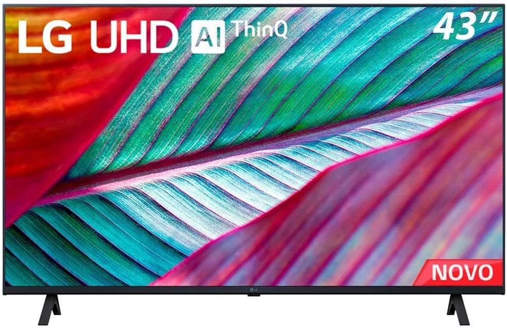 Smart TV LG 43″ 4K 43UR781C webOS 23, Wi-Fi, Inteligência Artificial ThinQ, built-in, Google Assistente, Alexa AppleAirplay & HomeKit Design Ultrafino