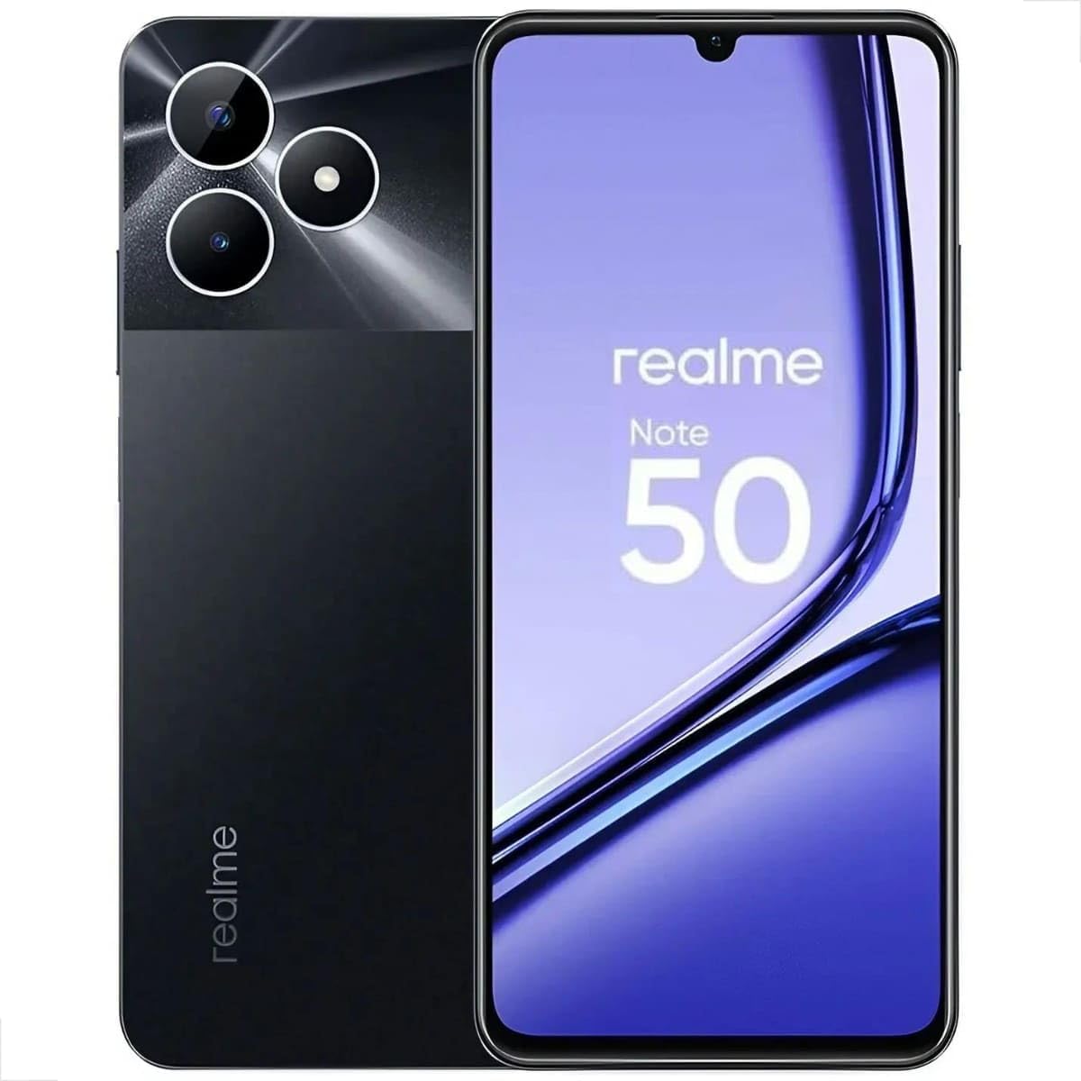 Celular Realme Note 50 Dual Sim 256 Gb 4 Gb Ram Smartphone Preto
