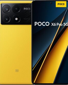 Smartphone Xiaomi POCO X6 Pro 5G 12GB+512GB NFC Dimensity 8300-Ultra 64MP câmera tripla 67W 120Hz AMOLED (Amarelo)