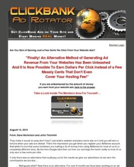 Affiliate Ad Rotator — ClickBank Ad Rotator