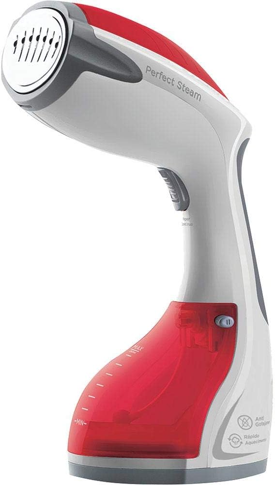 BLACK+DECKER Vaporizador, Ferro de Passar Roupa, Portátil e Higienizador, Vermelho, modelo BDV2000V, 127V