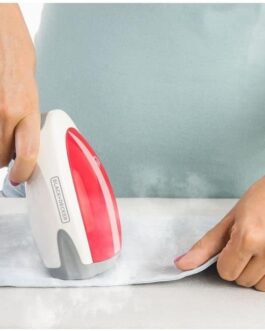 BLACK+DECKER Vaporizador, Ferro de Passar Roupa, Portátil e Higienizador, Vermelho, modelo BDV2000V, 127V