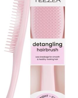 Tangle Teezer – Escova de cabelo desembaraçadora The Wet Detangler Millenial Pink para todos os tipos de cabelo, molhados. Cor: Rosa claro