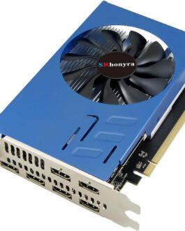 SRhonyra Placa de vídeo R7 350 4GB com vários monitores GDDR5 6HDMI GPU PCI-Express Placa de vídeo de 128 bits para negociação de ações, parede de vídeo, projeto de apresentação
