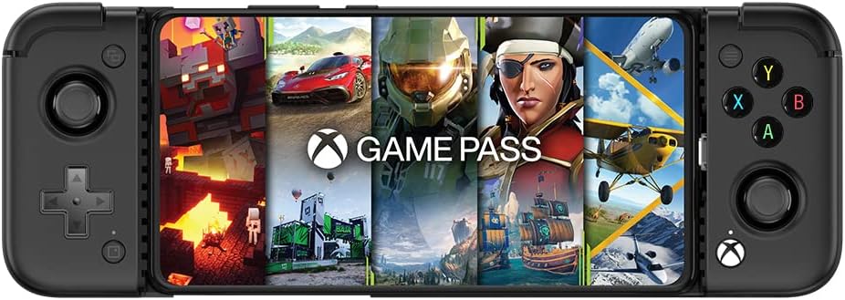 GameSir Controle de jogos X2 Pro-Xbox Mobile para Android tipo C (100-179 mm), controle de telefone para xCloud, Stadia, Luna – 1 mês Xbox Game Pass Ultimate – Carregamento de passagem (preto)