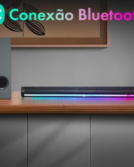 Home Theater Soundbar Para Tv Caixa de Som Com Subwoofer Bluetooth