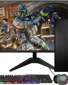 PC Gamer Completo 3green Smart, Intel Core i7, 16GB RAM, Radeon RX 580 8GB, SSD 512GB, Fonte 500W, Monitor LED 24″, Kit Gamer – 3GS-0115SF