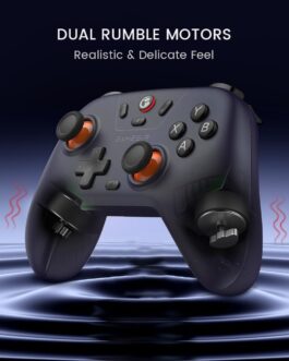 GameSir Nova Lite Controller for PC, Steam, Switch, iOS and Android devices, Wireless Gaming Gamepad with Hall Effect Joysticks, Turbo Function （dark purple)