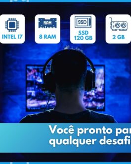 Computador Gamer Xblue TECH Completo Intel I7 8gb Ssd 120gb Com Placa De Vídeo (Desktop 1)