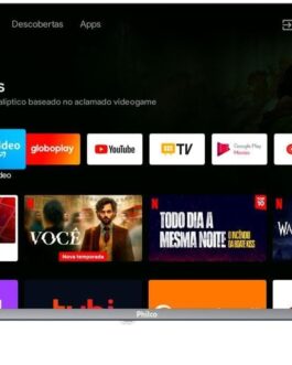 Smart TV Philco 32” Led Dolby Áudio Prata PTV32M9GACGB – 127 Volts