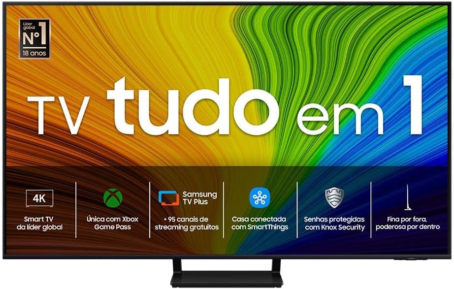 Samsung Smart TV 65″ QLED 4K 65Q70D – Tecnologia de Pontos Quânticos, Upscaling 4K AI, Painel até 120Hz