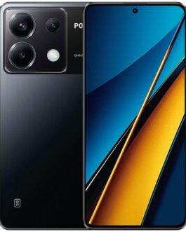 Smartphone Xiaomi POCO X6 5G 8GB+256GB NFC Snapdragon 7s Gen 2 Smartphone 120Hz FioW AMOLED 64MP Câmera tripla com OIS (preto)
