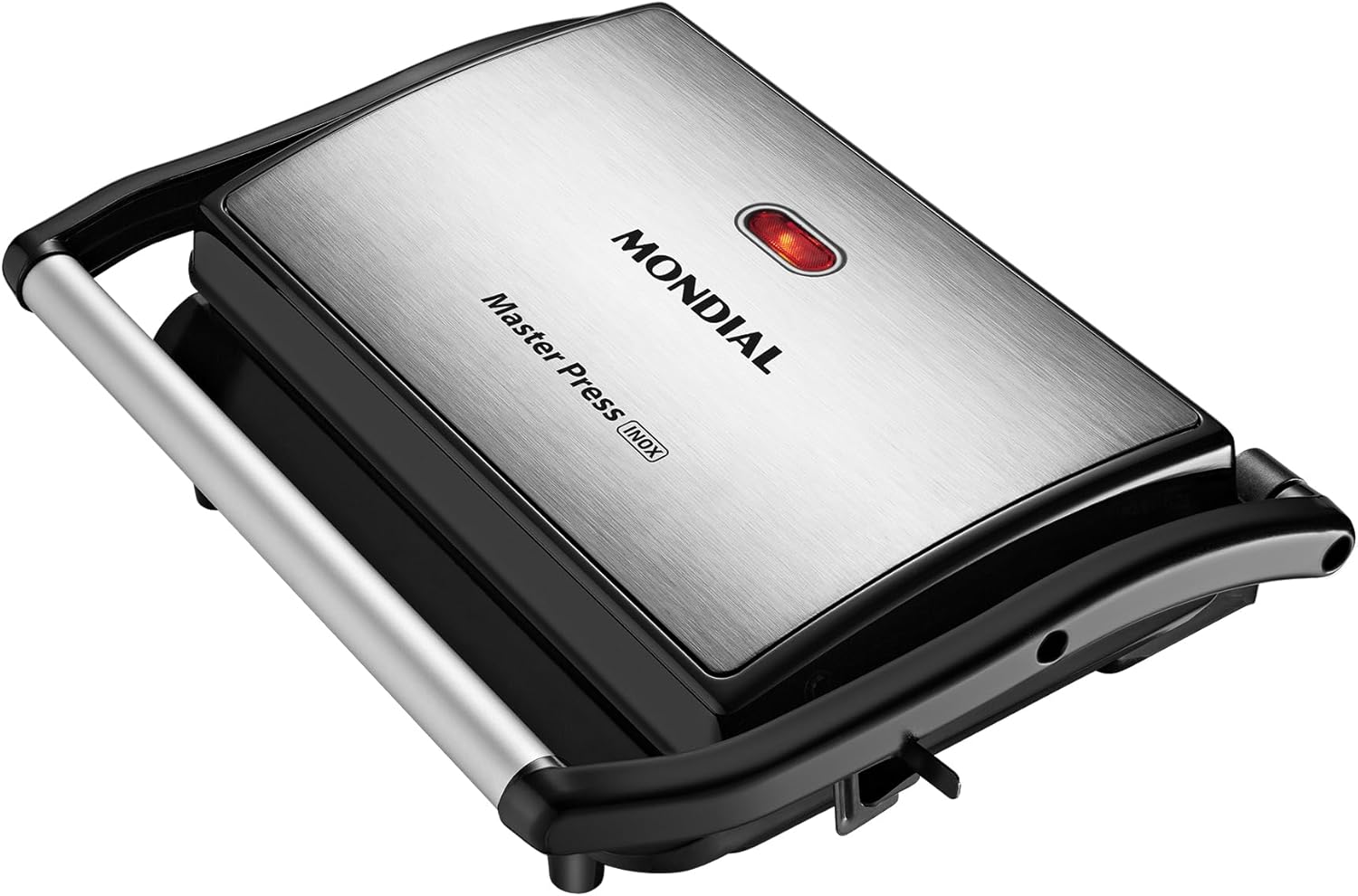 Press Grill Sanduícheira Master Press, Mondial, Preto/Inox, 1000W, 110V – PG-01