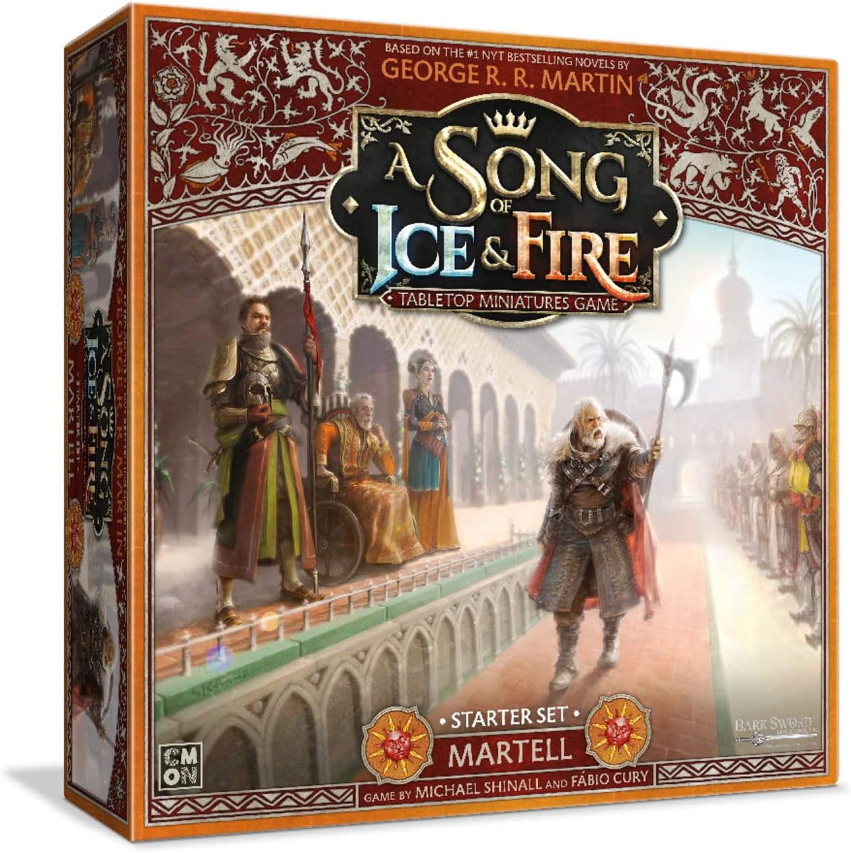 A Song of Ice and Fire Conjunto de miniaturas de mesa Game House Martell para iniciantes | Jogo de estratégia para adolescentes e adultos | Idades 14+ | 2+ jogadores | Tempo médio de reprodução de 45