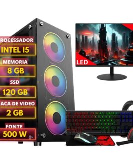 Computador Gamer Xblue TECH Completo Intel I7 8gb Ssd 120gb Com Placa De Vídeo (Desktop 1)