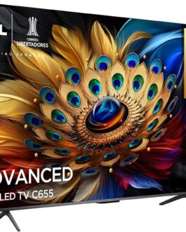 TCL QLED TV 65” C655 4K UHD GOOGLE TV DOLBY VISION ATMOS