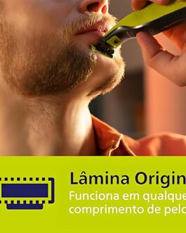Aparador e Raspador de Pelos Philips OneBlade com 3 Pentes QP2724/10 À prova d’água – Bivolt