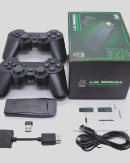 Vídeo Game Stick 4k 10 Mil Jogos Retrô + 2 Controles Sem Fio