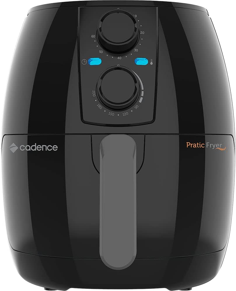 Fritadeira sem Óleo Cadence Pratic Fryer, 3L, Preta, 110V, FRT515