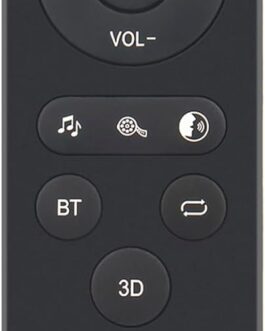Controle remoto de substituição compatível com Vmai Soundbar S5 2.0CH Sound Bar Home Theater System Speaker