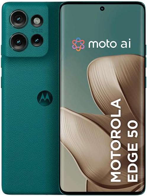 Smartphone Motorola Edge 50 5G – 256GB 24GB (12GB RAM+12GB Ram Boost) 50MP Sony Camera Moto AI Ultrarresistencia militar – Green