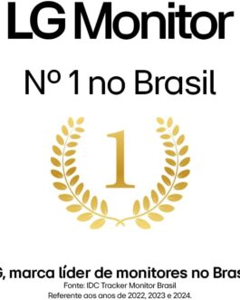 Monitor Gamer LG UltraGear 27” 27GS60F-B IPS Full HD 180Hz 1ms (GtG) NVIDIA® G-SYNC® AMD FreeSync™ HDR10 sRGB 99% HDMI DisplayPort