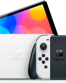 Nintendo, Console + Jogo, Switch OLED Branco, Jogo Digital Mario Kart 8 Deluxe, 3 Meses de Assinatura Nintendo Switch Online