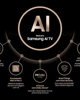 Samsung Smart TV 55″ Neo QLED 4K 55QN85D – Processador com AI, Upscaling 4K, Mini LED, Painel 120hz