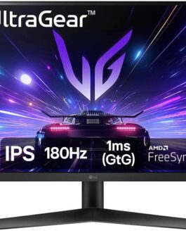 Monitor Gamer LG UltraGear 27” 27GS60F-B IPS Full HD 180Hz 1ms (GtG) NVIDIA® G-SYNC® AMD FreeSync™ HDR10 sRGB 99% HDMI DisplayPort