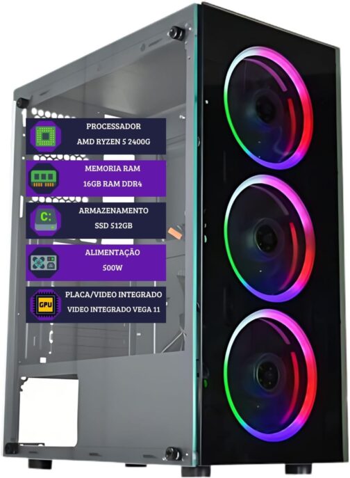 Desktop AMD Gamer Completo