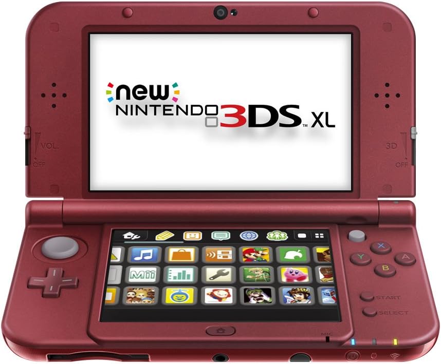 New Nintendo 3DS XL Vermelho + Carregador Nintendo