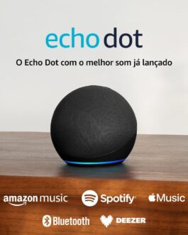 Echo Dot (Última geração) | O Echo Dot com o melhor som já lançado | Cor Preta