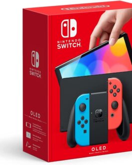 Console – Nintendo Switch OLED – Vermelho e Azul Neon