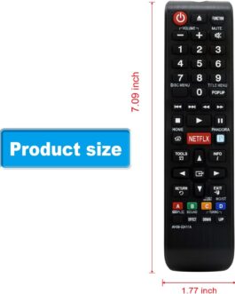 AH59-02411A Controle remoto de substituição compatível com Samsung DVD Blu-ray Player Home Theater System HT-EM35 HT-E3500/ZA HT-EM35/ZA HT-E3500 HTEM35 HTEM35ZA